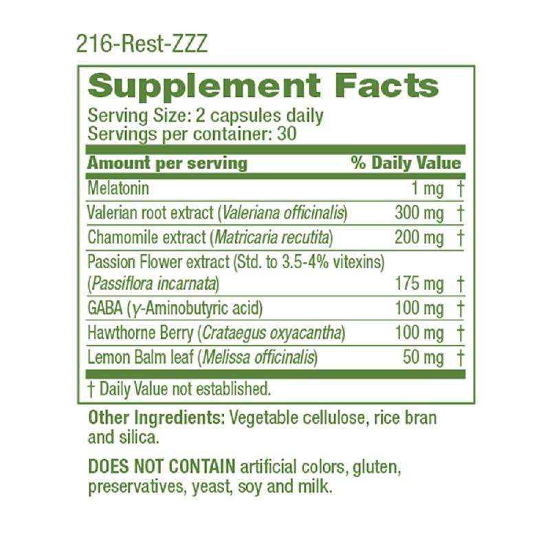 RestZZZ Sleep Support Arrive Nutrition Center