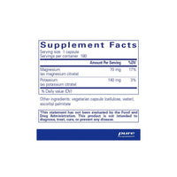 Potassium Magnesium Citrate