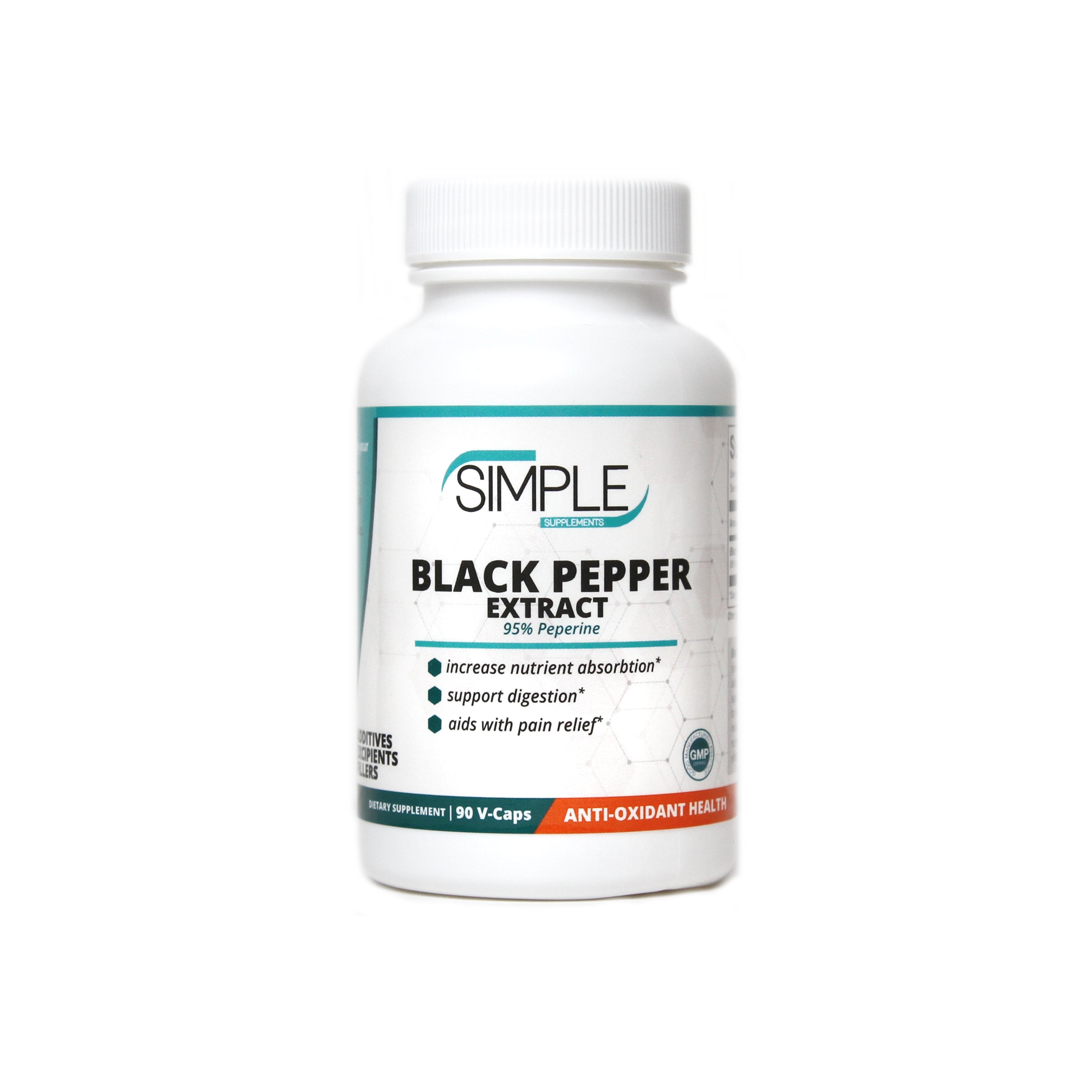 Black pepper extract for pain relief