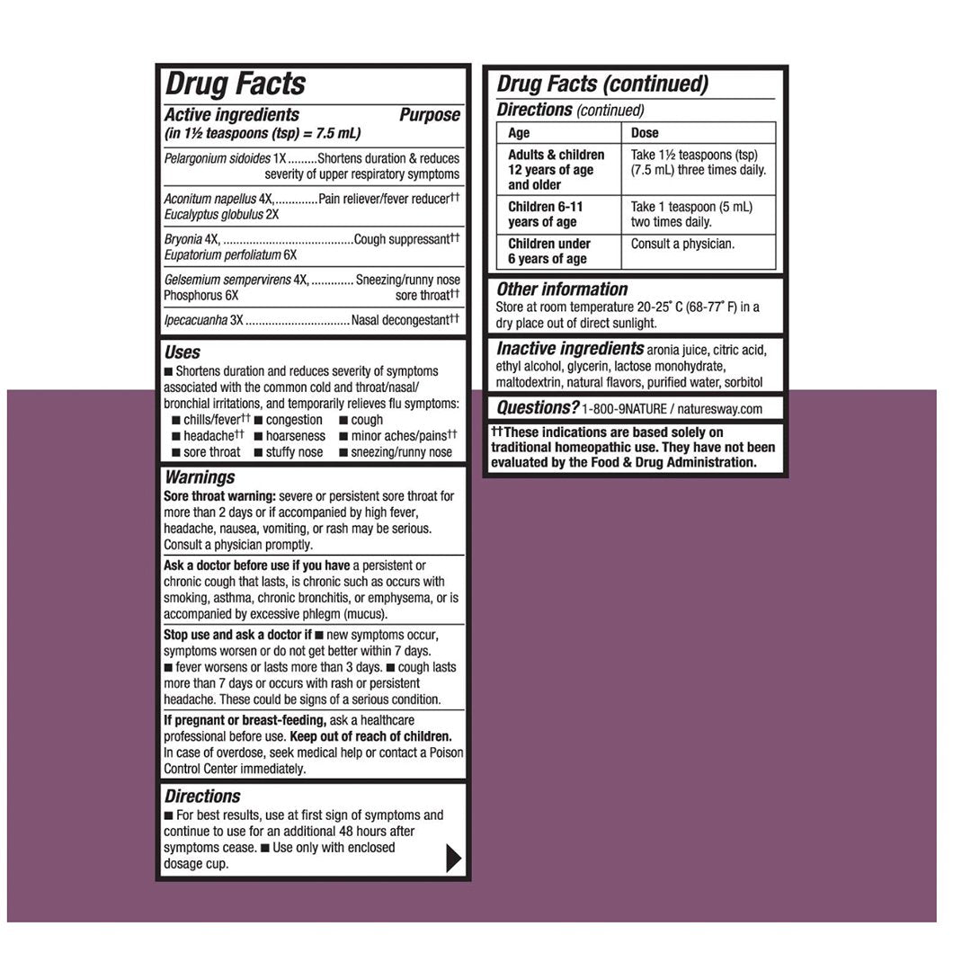 Umcka Cold Flu Syrup | Arrive Nutrition Center