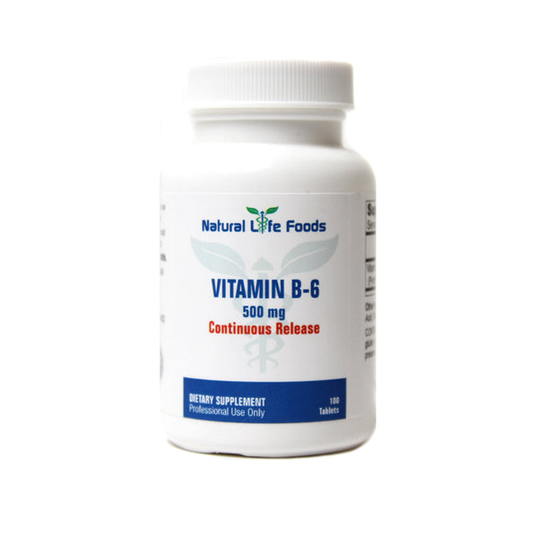 Vitamin B-6 500mg Continuous Release
